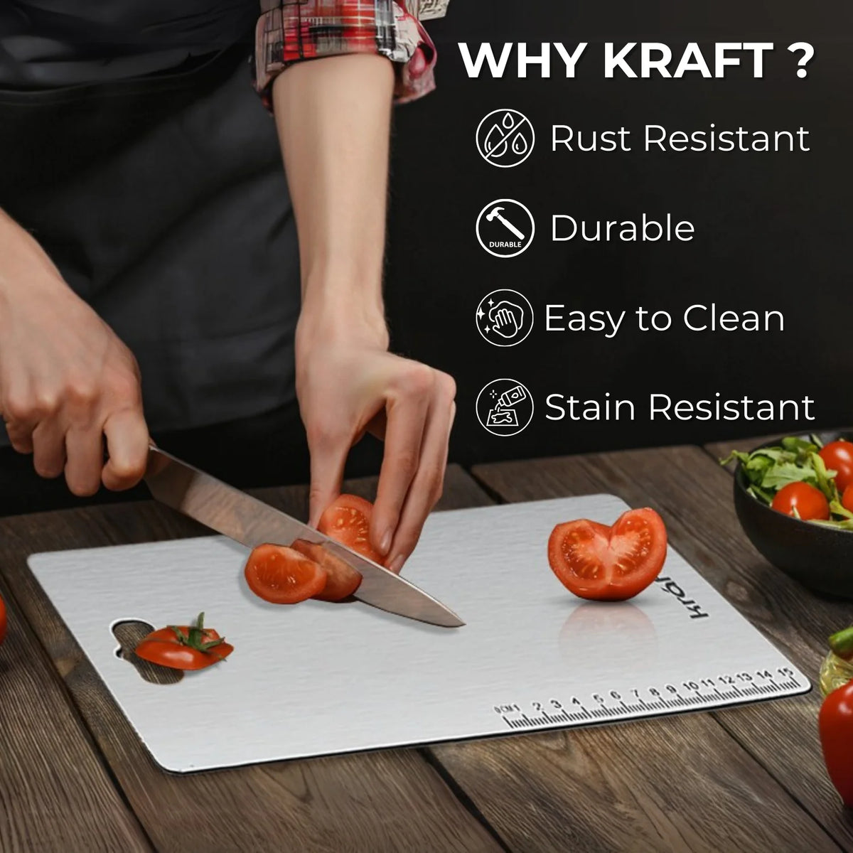 Steel Chopping Board